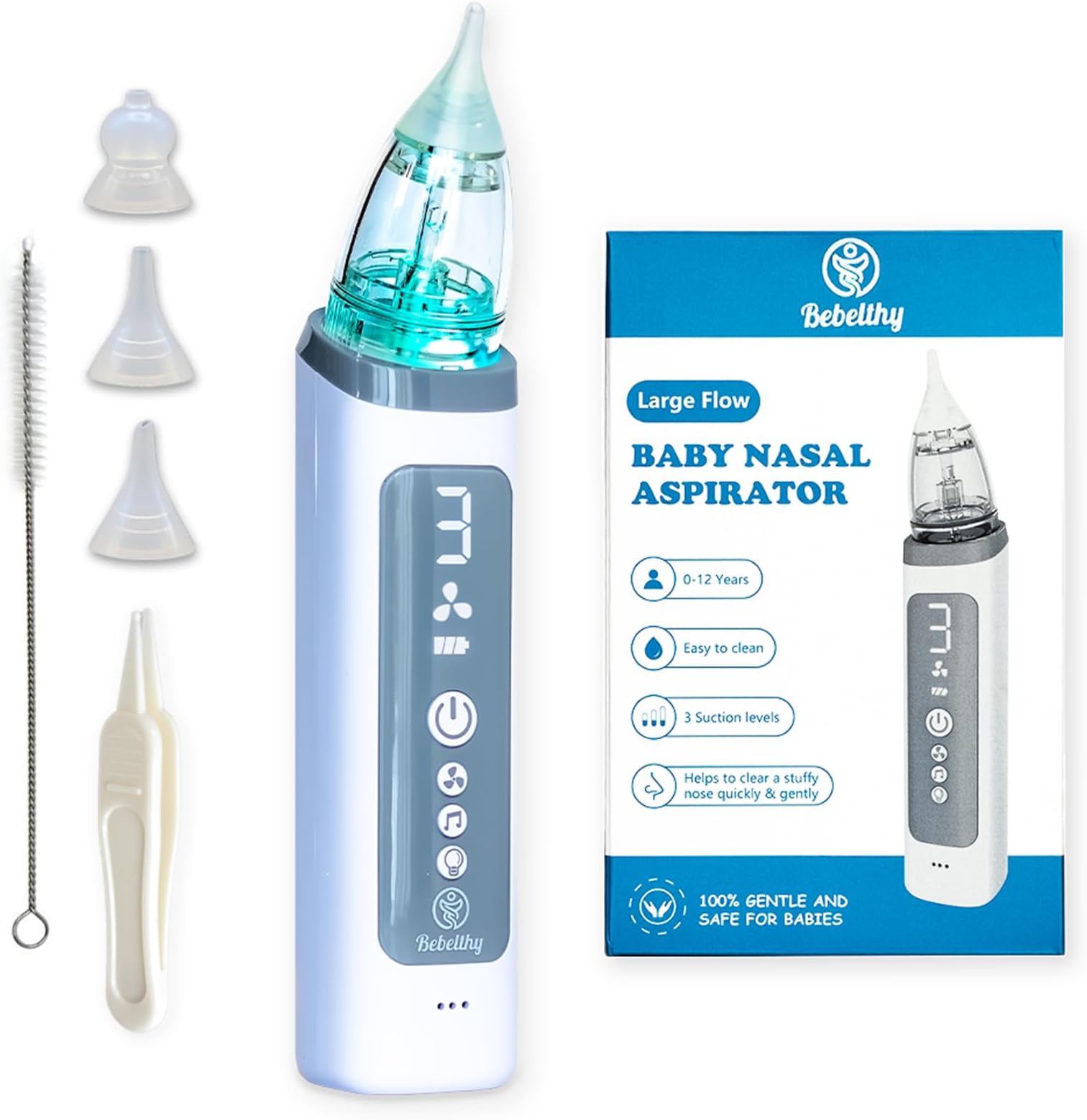 Aspirador Nasal Eletrico Bebe