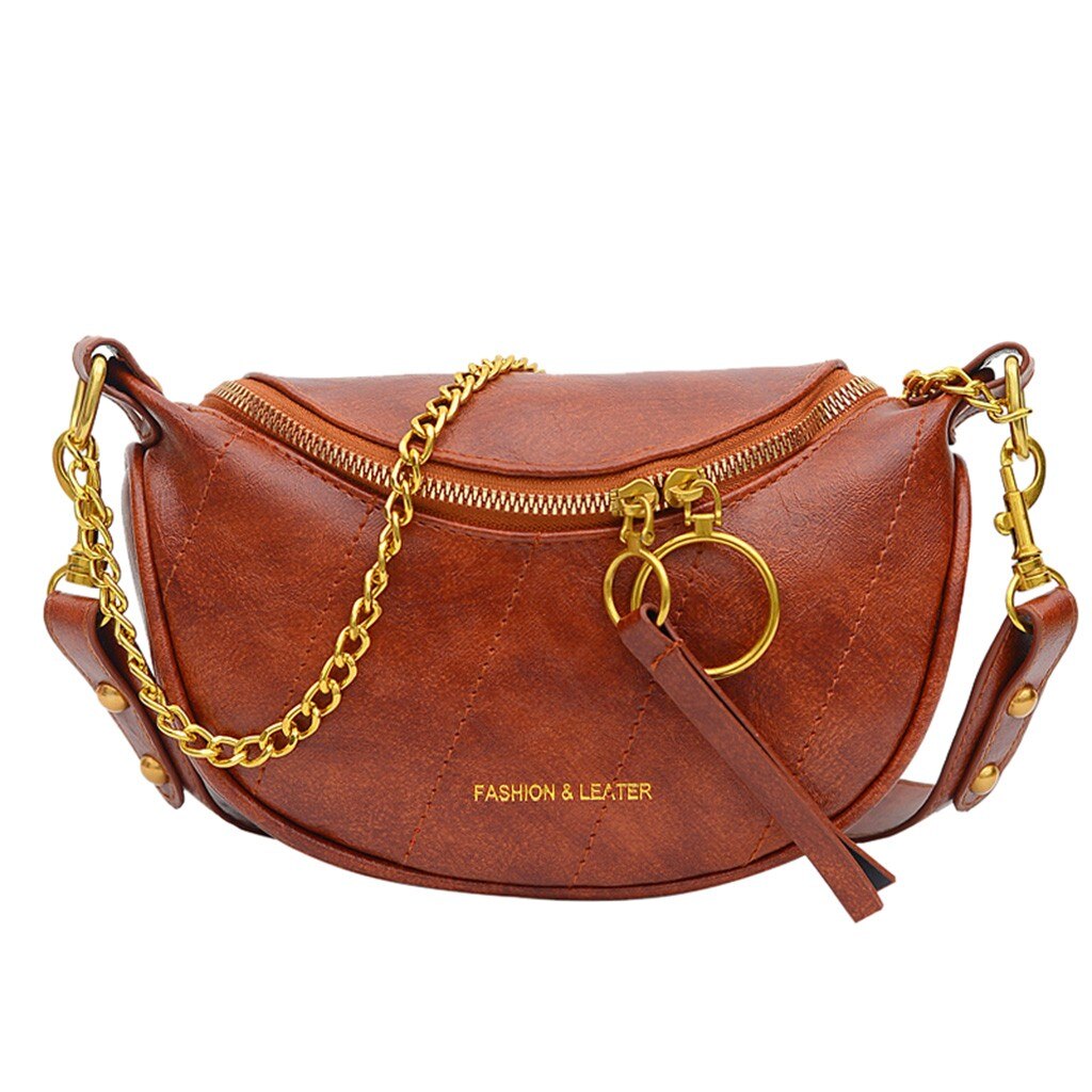 Bolsa Shoulder Bag Couro Pu Unissex
