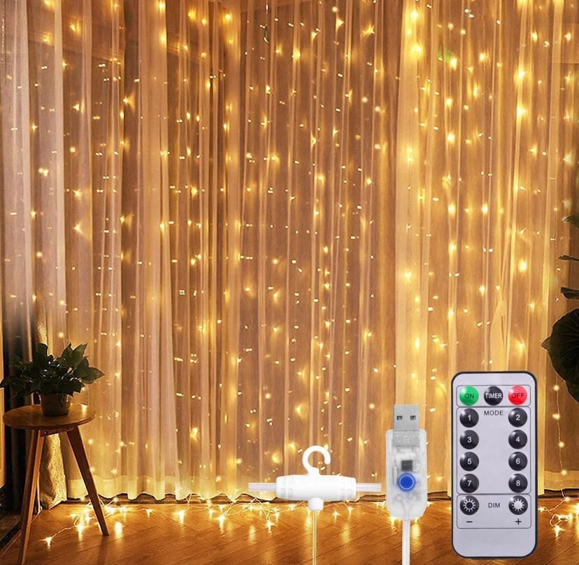 Cortina Led Cascata 3M 300 Leds