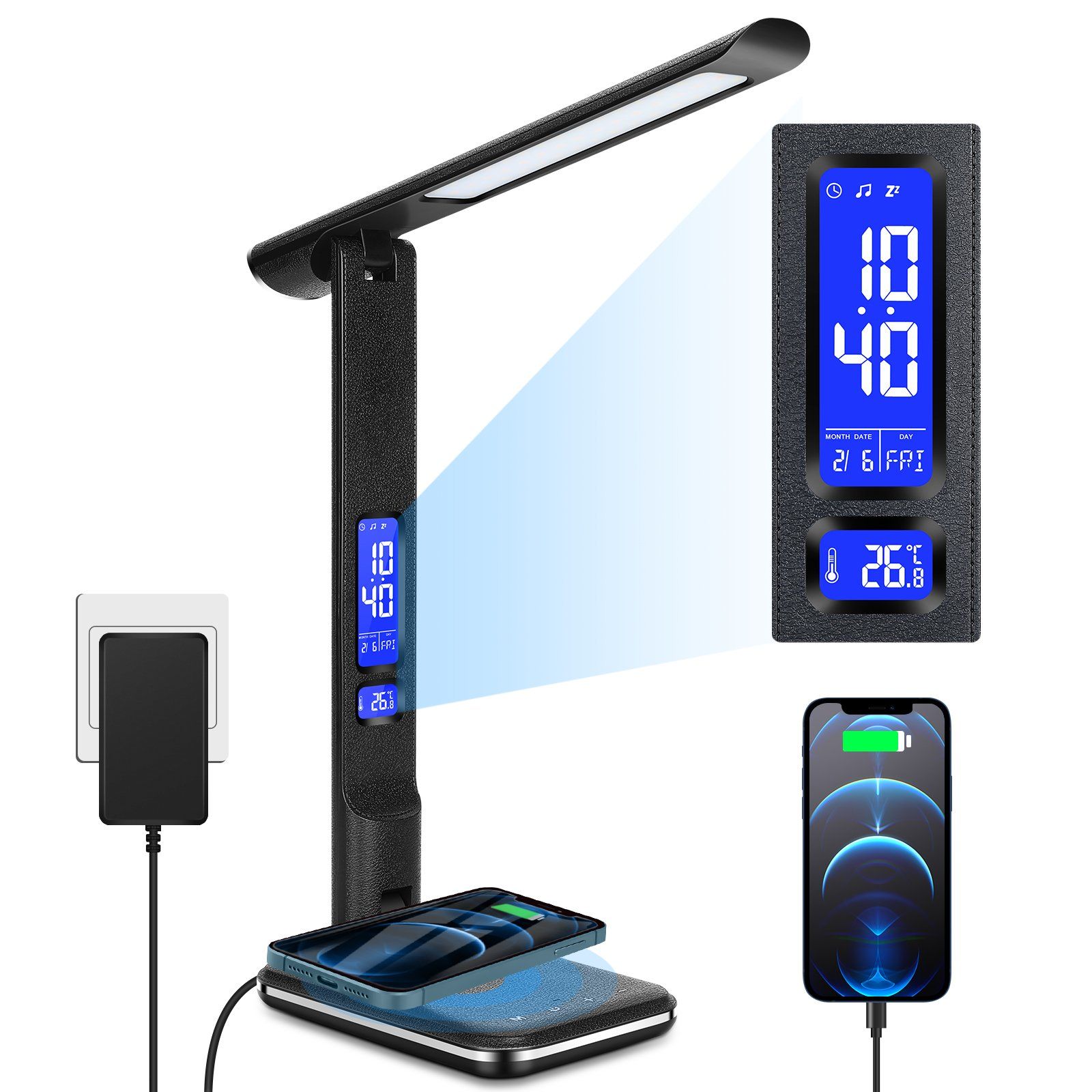 Luminaria De Mesa Dobravel Touch
