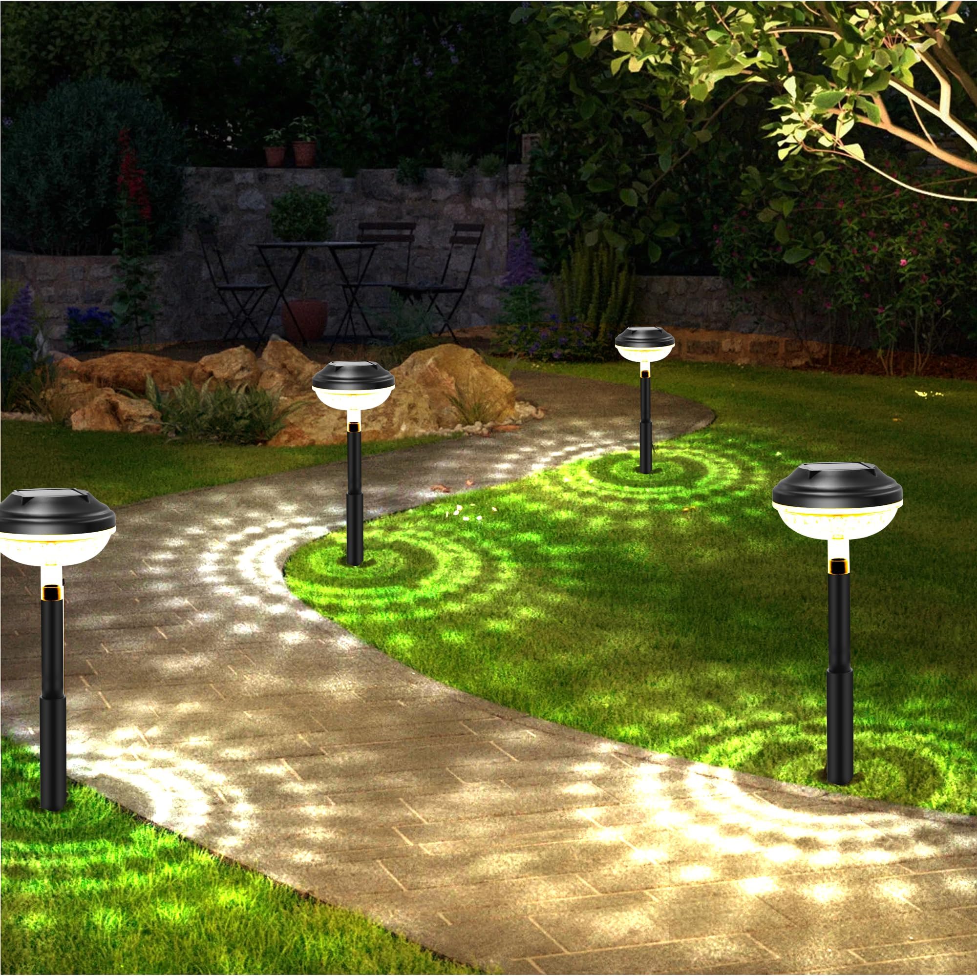 Luzes Solares Jardim Led Pack 8