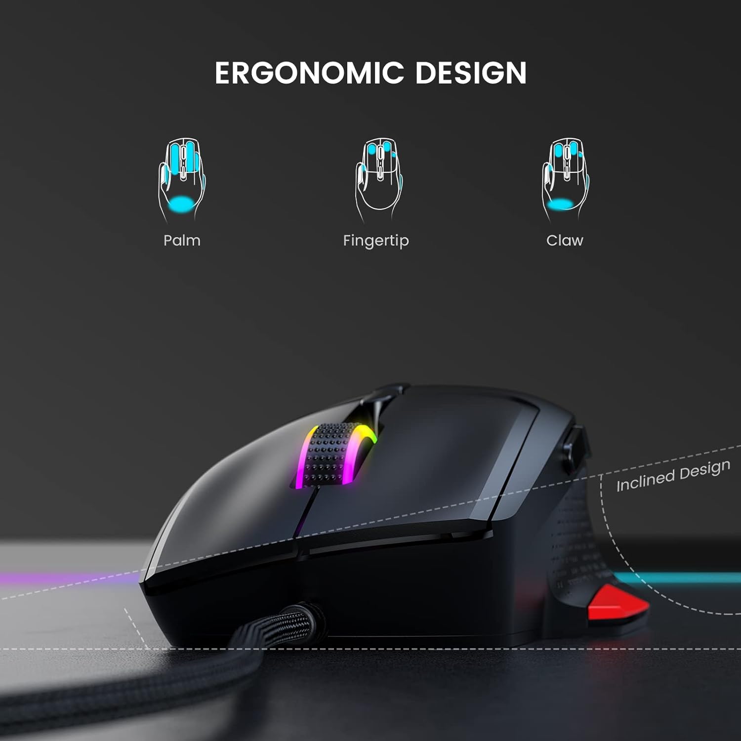 Mouse Gamer 12000 Dpi Programavel