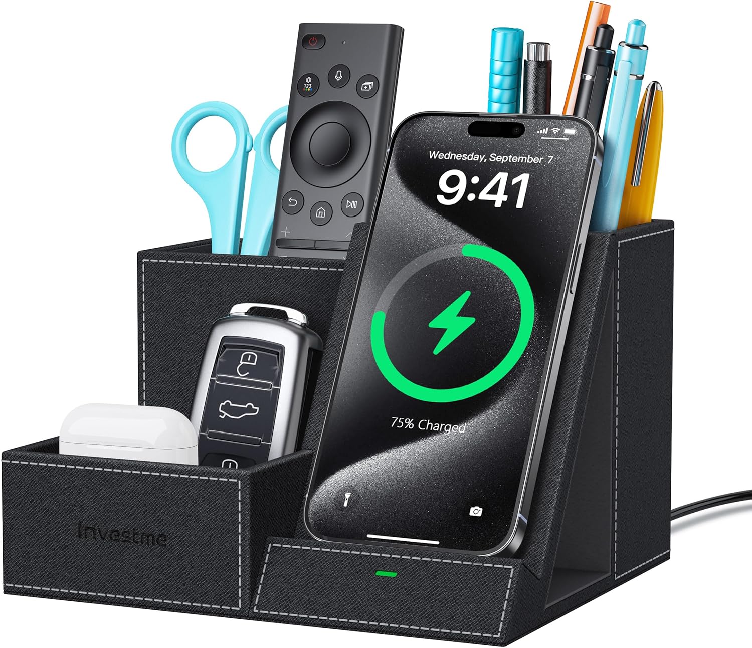 Organizador Mesa Carregador Wireless