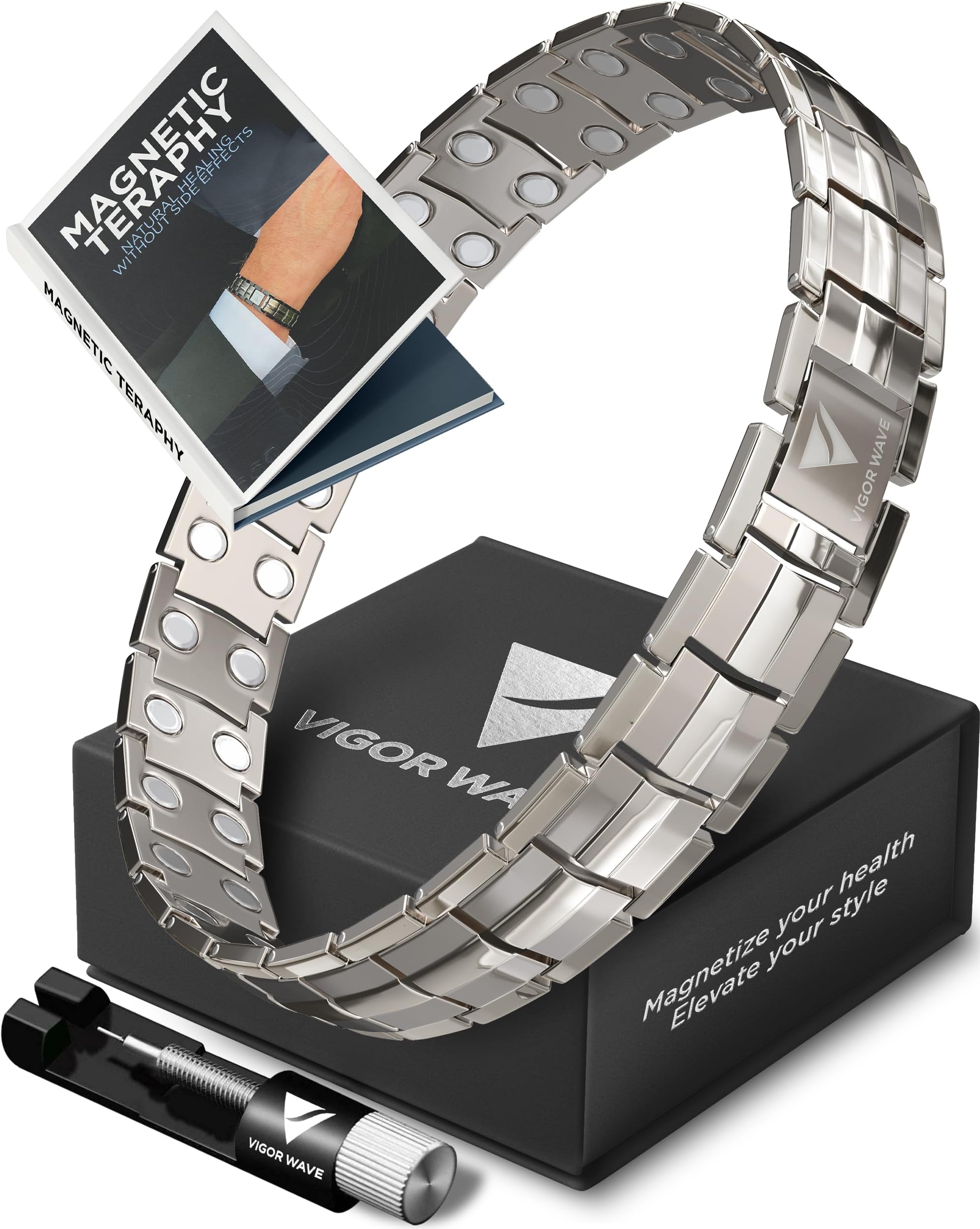 Pulseira Magnetica Saude Titanio
