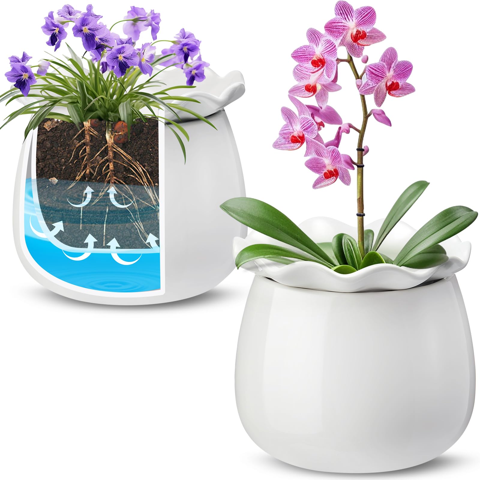 Vaso Plantas Autoirrigavel Premium